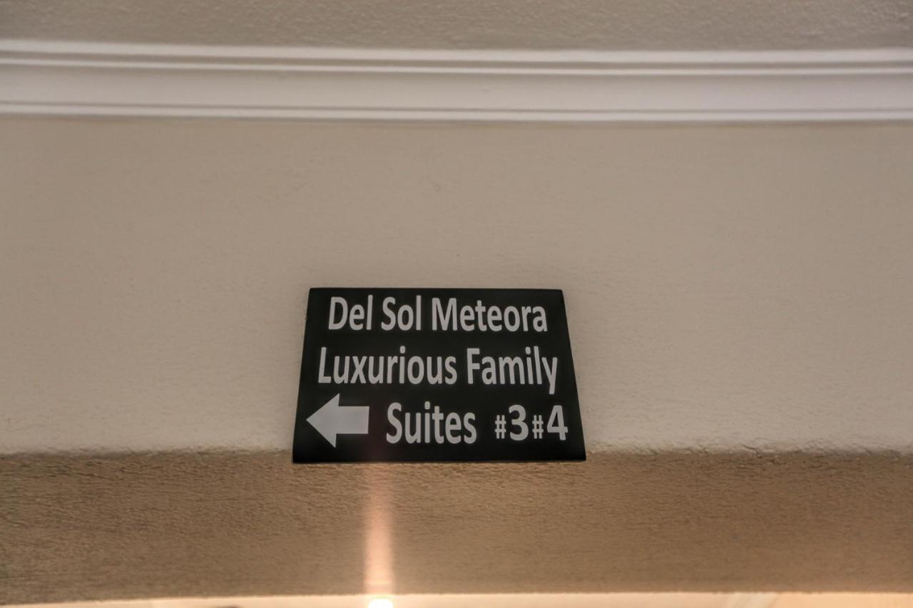 Del Sol #3 Meteora Luxurious Family Suites Kalampáka Buitenkant foto